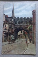 Collectable J  Salmon Postcard / Artist A R Quinton “High Street Gate” SALISBURY