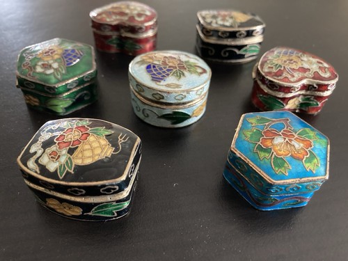 Enamel cloisonne miniature - enamel,