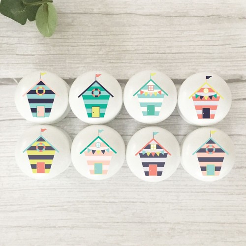 Beach hut themed - themed, knobs