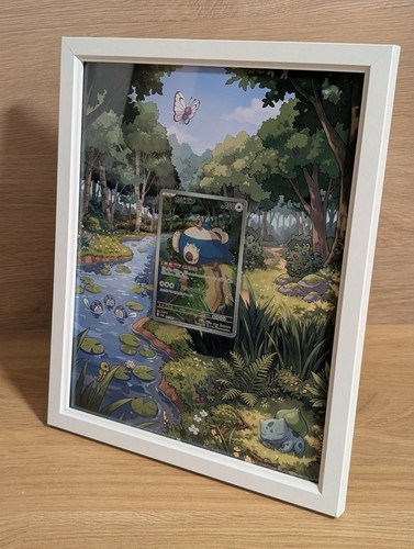 Snorlax framed extended art - framed,