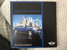 Mini Clubman Price list Nov