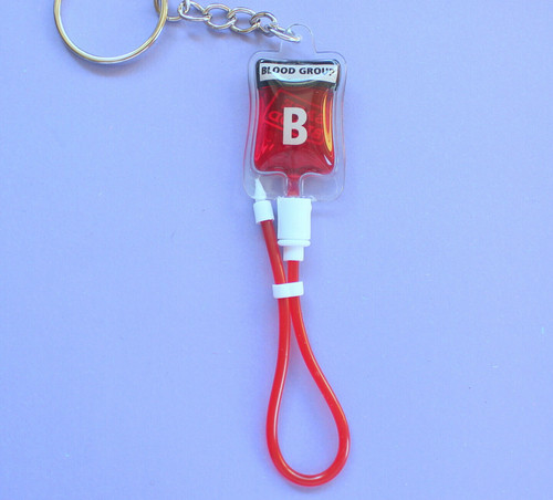 Blood bag keyring - blood, keyring,blood