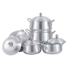 Cookware Saucepans Stock Soup Pots with Lid Professional Stew Catering Set