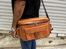 Camera Bag Genuine Leather