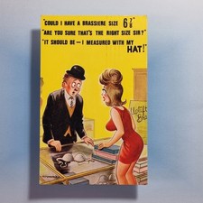 Saucy Comic Postcard 1968