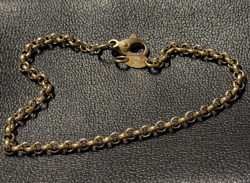 9ct gold belcher - 9ct, bracelet