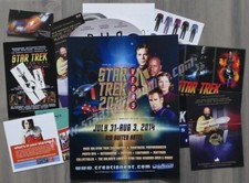 MINT 2014 CREATION Las Vegas STAR TREK Convention PROGRAM GUIDE Book Plus MORE!