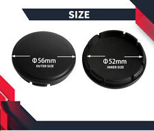 Set Of 4 Wheel Centre Center Hub Caps Black 56mm / 52mm TOYOTA HONDA HYUNDAI