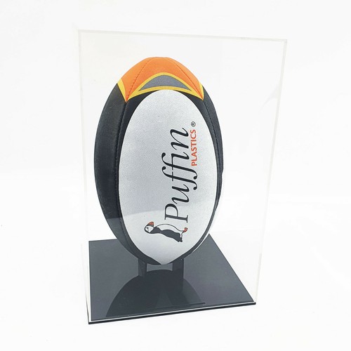 Rugby ball display case - display,