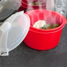 Red Microwave Steamer - Turbo
