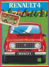 Renault 4 TL GTL 1982-83 Original DUTCH Sales Brochure