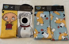 X2 PAIRS ODD SOX Family Guy