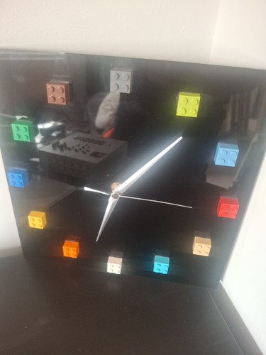 Lego wall clock - wall,