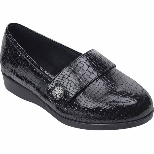 Cosyfeet carmen black croc - cosyfeet,
