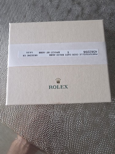 Authentic rolex cafe leather - authentic,