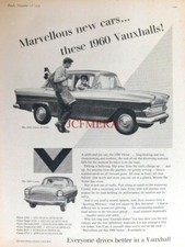 VAUXHALL 'Victor & Cresta' Saloon Motors Advert #3 - Original 1959 Car Print