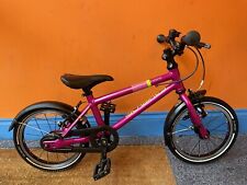 Islabikes Cnoc 14 Large In Pink Kids Bike With Mudguards Bell Excellent Con