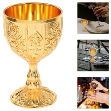 Vintage Medieval Brass Chalice