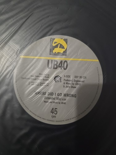 Ub40 where did wrong - i,