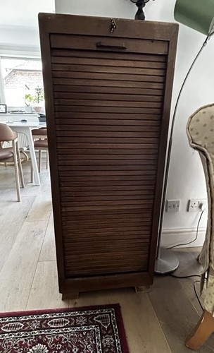 Wooden tambour storage - wooden,