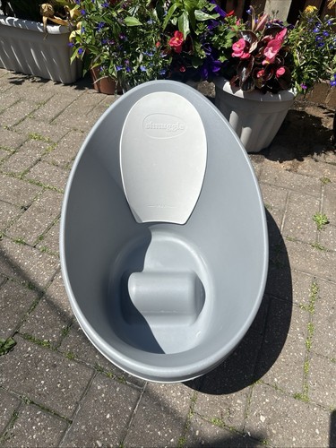Shnuggle grey baby bath tub - baby,