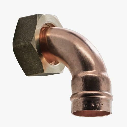 Copper solder ring bent - copper,
