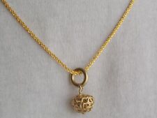 Beautiful Gold Gilt Sterling Silver & Cubic Zirconia Necklace By Kranz & Ziegler