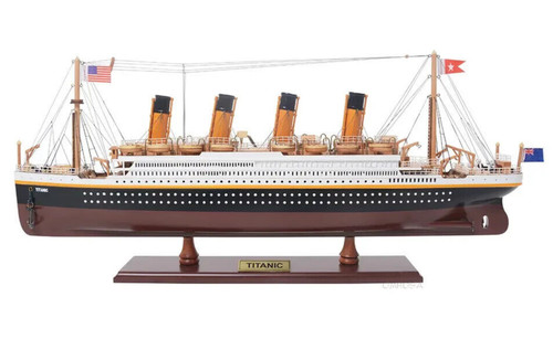 Rms titanic ocean liner wooden - liner,