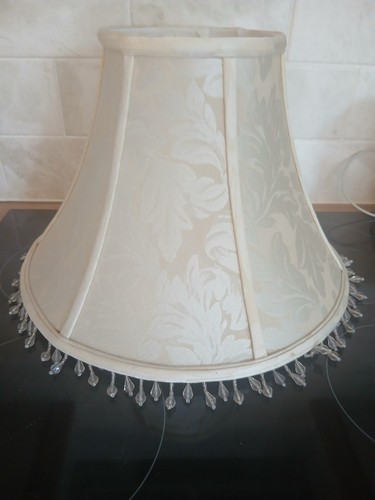 Vintage cream lamp shade - vintage,