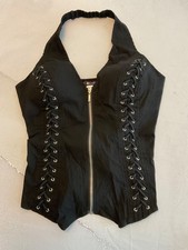 New Black Bustier Corset Vest