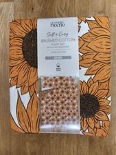  New Sunflower Design KING SIZE Duvet Set + 2  Pillowcases. Was £21  LAST ONE