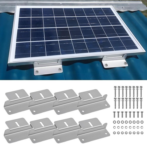 8pcs solar panel - 8pcs, brackets
