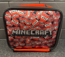 Minecraft TNT Lunch Bag, Polyester, 2 litres - Zak Designs 91705