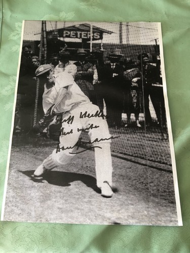Don bradman genuine hand - bradman, .