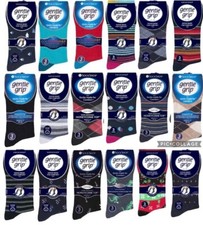 3 Pairs Mens Gentle Grip® Honeycomb Top Soft Non Elastic Diabetic Socks UK 6-11
