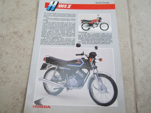 Honda h100s sales - honda,