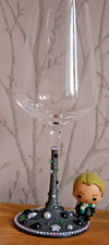 Harry Potter Draco Malfoy - Handmade Glitter Wine Glass