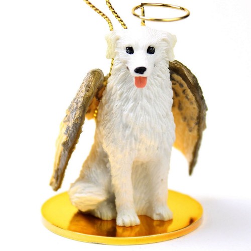 Kuvasz ornament angel figurine - kuvasz,