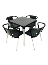 Grey cafe furniture set - furniture,