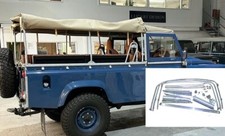 Galvanised full hood stick set gutters+ TD5 top rail For Land Rover Defender 110