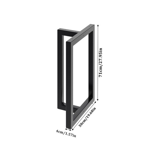 Industrial metal table legs - industrial,