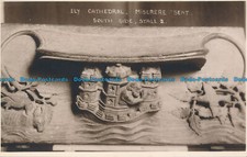 R050627 Ely Cathedral. Miserere Seat. South Side. Stall. Starr and Rignall