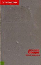 Honda Accord Coupe 4 Owners