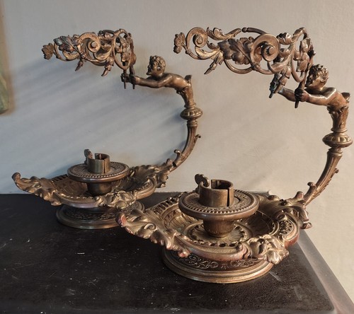 Pair antique french grand tour - grand,