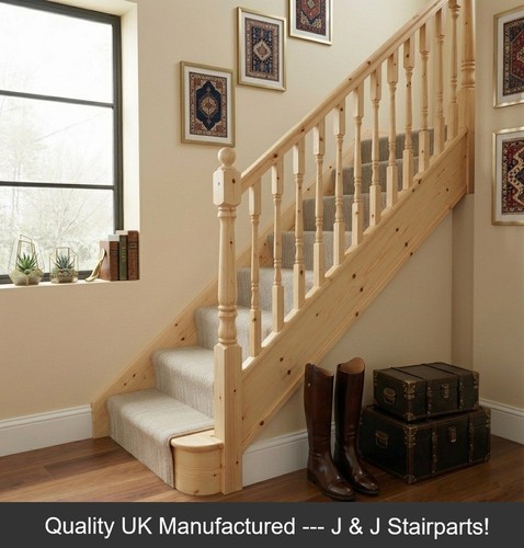 Pine georgian stair spindles - pine,