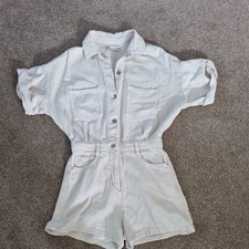 Zara Ladies Cream Heavy Denim