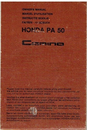 Honda pa50 camino original - pa50,