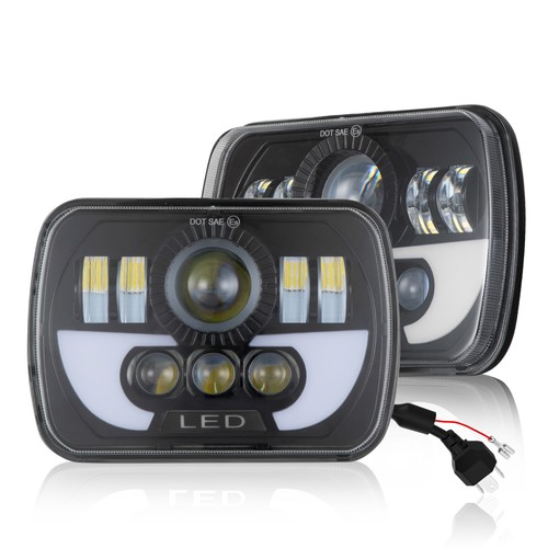 Pair 5x7 7x6 led headlight - pair,