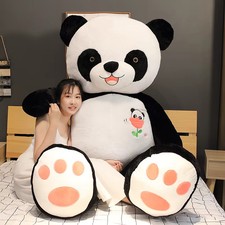 Big Panda Plush Toy Soft Stuffed Animal Large Pillow Kids Birthday Gift