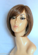 HIGH HEAT RESISTANT BOB FRINGE PARTING SMOOTH HAIR LADY WOMENS DAILY FULL WIG UK